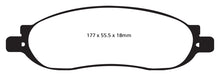 गैलरी व्यूवर में इमेज लोड करें, EBC 05-07 Ford F250 (inc Super Duty) 5.4 (2WD) Yellowstuff Rear Brake Pads