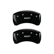 Charger l&#39;image dans la galerie, MGP 4 Caliper Covers Engraved Front &amp; Rear Oval Logo/Ford Yellow Finish Black Char 2011 Ford F-150