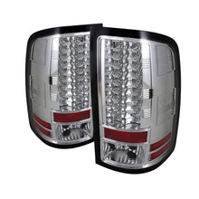 Cargar imagen en el visor de la galería, Spyder GMC Sierra 07-13 (Not fit 3500 Dually 4 Rear Wheels)LED Tail Lights Chrome ALT-YD-GS07-LED-C