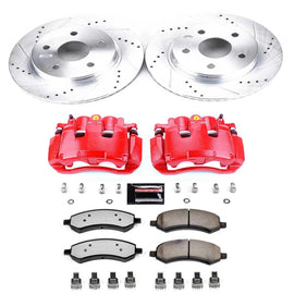 Power Stop 07-09 Chrysler Aspen Z36 Truck and Tow Kit w/ Calipers - Front - 2to4wheels