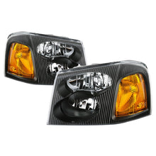Carica l&#39;immagine nel visualizzatore di Gallery, xTune 02-09 GMC Envoy OEM Style Headlights - Black (HD-JH-GEN02-AM-BK)