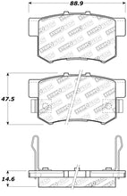 Carica l&#39;immagine nel visualizzatore di Gallery, StopTech Street Touring 99-09 Honda S2000 / 00-13 Suzuki Kizashi Rear Brake Pads