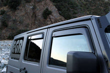 Carica l'immagine nel visualizzatore di Gallery, EGR 07+ Jeep Wrangler JK In-Channel Window Visors - Set of 4 (575151)