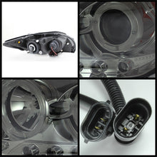 Carica l&#39;immagine nel visualizzatore di Gallery, Spyder Scion TC 08-10 Projector Headlights LED Halo -Replaceable LEDs Smke PRO-YD-TTC08-HL-SM