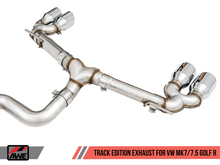 Charger l&#39;image dans la galerie, AWE Tuning Mk7 Golf R Track Edition Exhaust w/Chrome Silver Tips 102mm