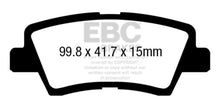 Cargar imagen en el visor de la galería, EBC 12+ Hyundai Azera 3.3 Yellowstuff Rear Brake Pads