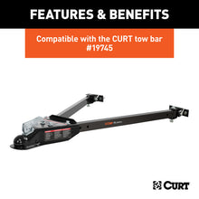 Load image into Gallery viewer, Curt Adjustable Tow Bar Bumper Brackets (1/2in Pin Holes)
