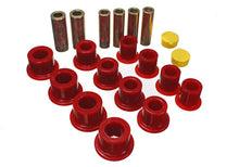 Carica l'immagine nel visualizzatore di Gallery, Energy Suspension 00-04 Ford Excursion 4WD / 99-04 F250/F350 4WD Red Front Leaf Spring Bushing Set
