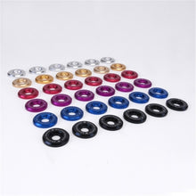 Carica l'immagine nel visualizzatore di Gallery, Skunk2 Large Fender Black Anodized Washer Kit (6 Pcs.)