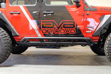 Load image into Gallery viewer, DV8 Offroad 2018+ Jeep Wrangler JL Tubular Rock Slider Step w/ Plated End Caps