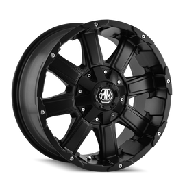 Mayhem 8030 Chaos 18x9 / 6x139.7 BP / 18mm Offset / 108mm Hub Matte Black Wheel