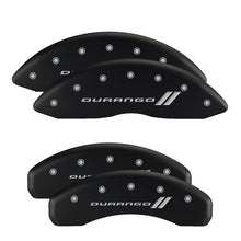 गैलरी व्यूवर में इमेज लोड करें, MGP 4 Caliper Covers Engraved Front &amp; Rear MGP Black finish silver ch