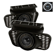Carica l&#39;immagine nel visualizzatore di Gallery, Spyder Chevy Silverado 03-05Halo Projector Fog Lights w/Switch Smoke FL-P-CSIL03-HL-SM