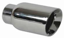 Carica l&#39;immagine nel visualizzatore di Gallery, Vibrant 4in OD Round SS Exhaust Tip (Double Wall Angle Cut Beveled Outlet) 3in. ID Inlet