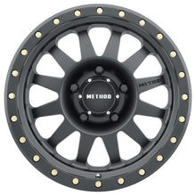 Load image into Gallery viewer, Method MR304 Double Standard 20x10 -18mm Offset 5x5.5 108mm CB Matte Black Wheel