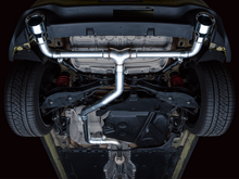 Carica l&#39;immagine nel visualizzatore di Gallery, AWE 2022 VW GTI MK8  Track Edition Exhaust - Chrome Silver Tips