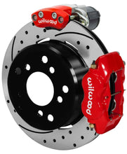 गैलरी व्यूवर में इमेज लोड करें, Wilwood Forged Dynalite Rear Electronic Parking Brake Kit - Red Powder Coat Caliper - D/S Rotor