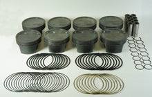 Cargar imagen en el visor de la galería, Mahle MS Piston Set GM LS 347ci 3.908in Bore 3.622stk 6.125in Rod .927 Pin -16cc 8.9 CR Set of 8