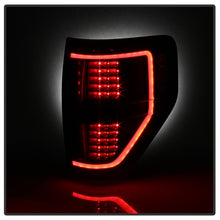 Carica l&#39;immagine nel visualizzatore di Gallery, xTune 09-14 Ford F-150 Light Bar LED Tail Lights - Black (ALT-JH-FF15009-LBLED-BK)