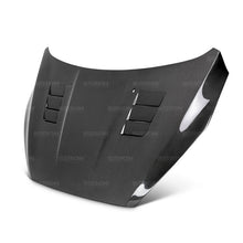 Carica l&#39;immagine nel visualizzatore di Gallery, Seibon 15-16 Ford Focus TS-Style Gloss Finish Carbon Fiber Hood