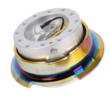 Charger l&#39;image dans la galerie, NRG Quick Release Gen 2.8 - Silver Black Body / Neochrome Ring