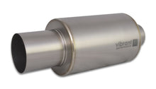 Carica l&#39;immagine nel visualizzatore di Gallery, Vibrant Titanium Muffler w/Straight Cut Natural Tip 3in. Inlet / 3in. Outlet