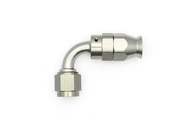 DeatschWerks 6AN Female Swivel 90-Degree Hose End PTFE (Incl. 1 Olive Insert) - 2to4wheels