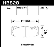 Charger l'image dans la galerie, Hawk 12-17 BMW M6 / 14-17 BMW M6 Gran Coupe / 13-16 BMW M5 Performance Ceramic Front Brake Pads