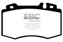गैलरी व्यूवर में इमेज लोड करें, EBC 02-04 Mercedes-Benz C32 AMG (W203) 3.2 Supercharged Yellowstuff Front Brake Pads