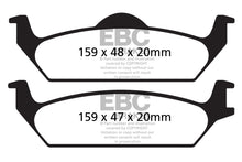 Laden Sie das Bild in den Galerie-Viewer, EBC 03-04 Dodge Dakota 2WD 3.9 Yellowstuff Rear Brake Pads