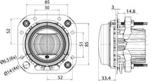 Charger l&#39;image dans la galerie, Hella 90mm L4060 LED High Beam / Driving Lamp Module