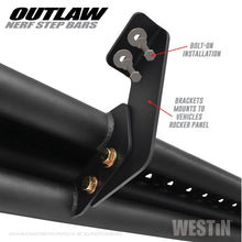 गैलरी व्यूवर में इमेज लोड करें, Westin 2019 Chevrolet/GMC Silverado/Sierro Crew Cab Outlaw Nerf Step Bars