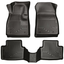 Charger l'image dans la galerie, Husky Liners 11-12 Ford Fiesta WeatherBeater Combo Black Floor Liners