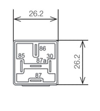 गैलरी व्यूवर में इमेज लोड करें, Hella Relay Mini Iso Alt 4 Pole 24V Spst Bkt