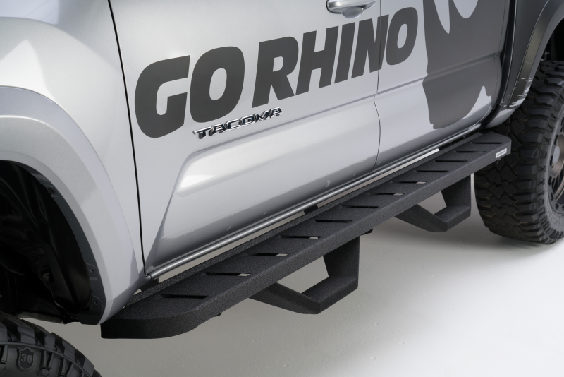 Go Rhino RB10 Running Boards & 2 Pairs of Drop Steps