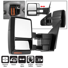 Carica l&#39;immagine nel visualizzatore di Gallery, Xtune Ford F150 04-06 Power Heated Amber LED Signal Telescoping Mirror Left MIR-FF15004S-PWH-AM-L