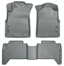गैलरी व्यूवर में इमेज लोड करें, Husky Liners 05-13 Toyota Tacoma WeatherBeater Combo Grey Floor Liners