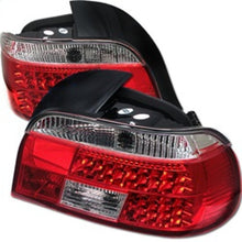 Carica l&#39;immagine nel visualizzatore di Gallery, Spyder BMW E39 5-Series 97-00 LED Tail Lights Red Clear ALT-YD-BE3997-LED-RC