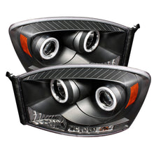 Laden Sie das Bild in den Galerie-Viewer, Spyder Dodge Ram 1500 06-08 06-09 Projector Headlights CCFL Halo LED Blk PRO-YD-DR06-CCFL-BK