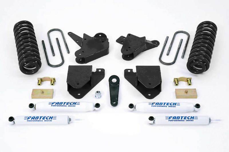Fabtech 01-04 Ford F250/350 2WD 6in Basic System w/Perf. Shocks