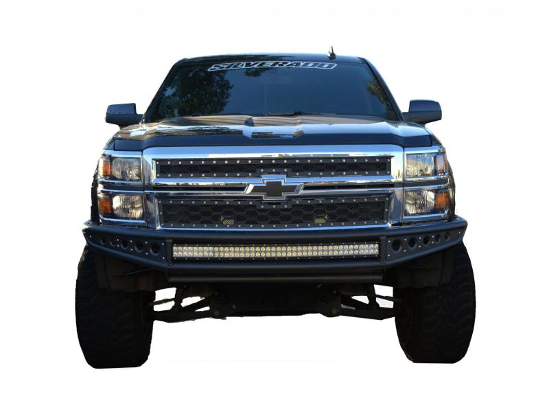 DV8 Offroad 14-15 Chevrolet Silverado 1500 Baja Style Front Bumper