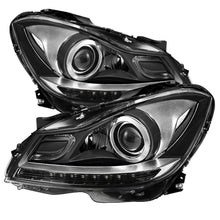 Cargar imagen en el visor de la galería, Xtune Mercedes Benz C-Class 12-14 OE Projector Headlights (Fit Non-Hid) Chrome PRO-JH-MBW20412-NA-C