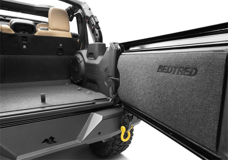 BedRug 2018+ Jeep JL 4 Door BedTred 4pc Rear Cargo Kit (w/o Gap Hider)