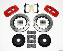 गैलरी व्यूवर में इमेज लोड करें, Wilwood AERO4 Rear Kit 14.25in Drilled Red 2010-2015 Camaro