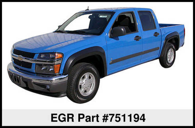EGR 04-12 Chevy Colorado/GMC Canyon Rugged Look Fender Flares - Set