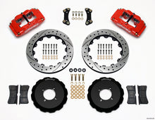 गैलरी व्यूवर में इमेज लोड करें, Wilwood FSLI4 Front Hat Kit 13.00in Drilled Red 2003-05 Scion xA xB