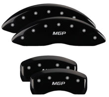 Charger l&#39;image dans la galerie, MGP 4 Caliper Covers Engraved Front &amp; Rear MGP Black Finish Silver Characters 2019 Ford Edge