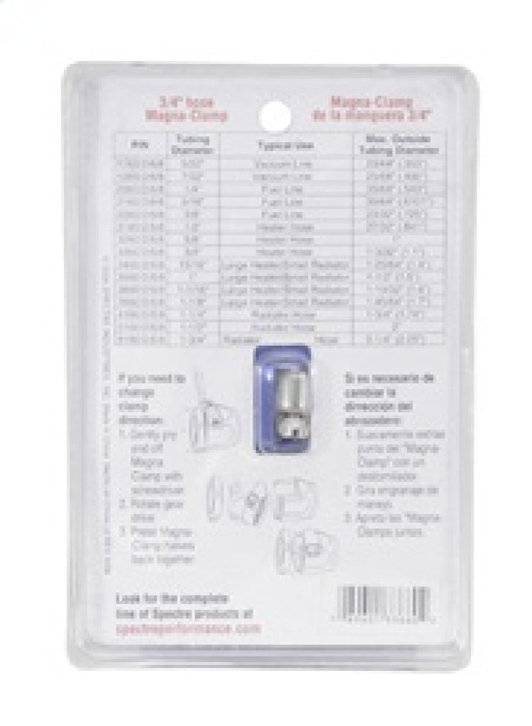 Spectre Magna-Clamp Hose Clamp 3/4in. - Blue