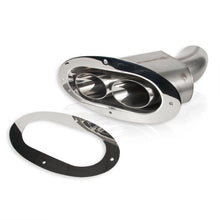 गैलरी व्यूवर में इमेज लोड करें, Stainless Works Angled-Oval Through-Body Tip With Tubes - 2to4wheels
