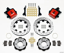 गैलरी व्यूवर में इमेज लोड करें, Wilwood Combination Parking Brake Rear Kit 12.19in Drilled Red 2006-Up Civic / CRZ